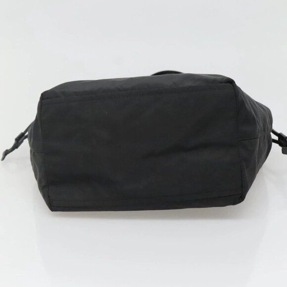 PRADA Tote Bag Nylon Black Silver Auth - Picture 8 of 16